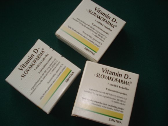obrázek ke článku Vitamín D (cholekalciferol, ergokalciferol)