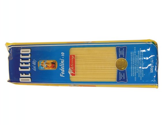 obrázek ke článku Těstoviny Fedelini – tenké, dlouhé špagety